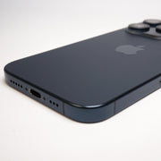 Apple iPhone 15 Pro 128GB Blue Titanium 100% Battery