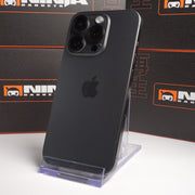 Apple iPhone 15 Pro 128GB Black Titanium — Unlocked — Very Good — 100% Battery